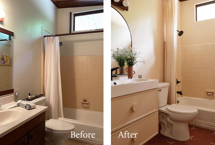 Sarahshermansamuel's refreshed bathroom
